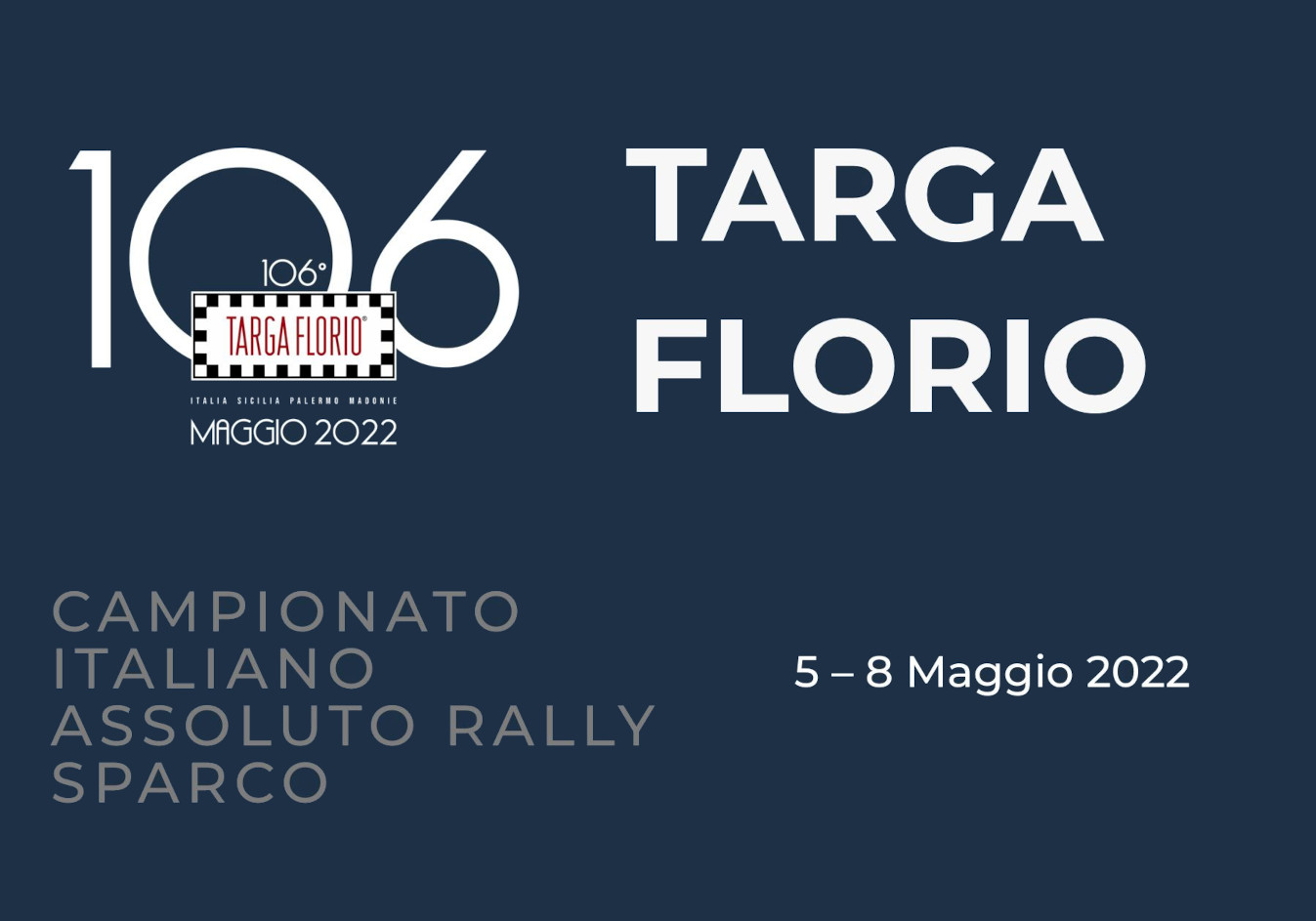 Al via la 106^ edizione della Targa Florio: terzo round del Campionato Italiano Assoluto Rally Sparco